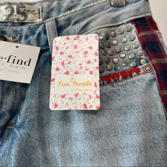 Free People NWT Patch Jeans - Various - Picture 8 of 13